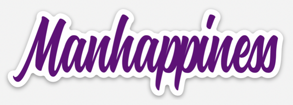Manhappiness Sticker