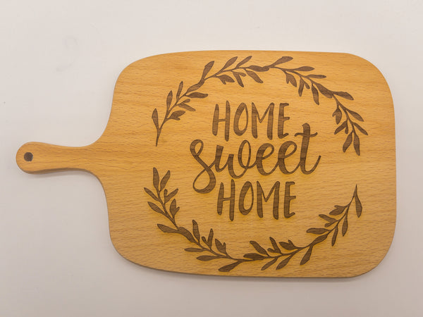 Home Sweet Home Engraved Cutting Board