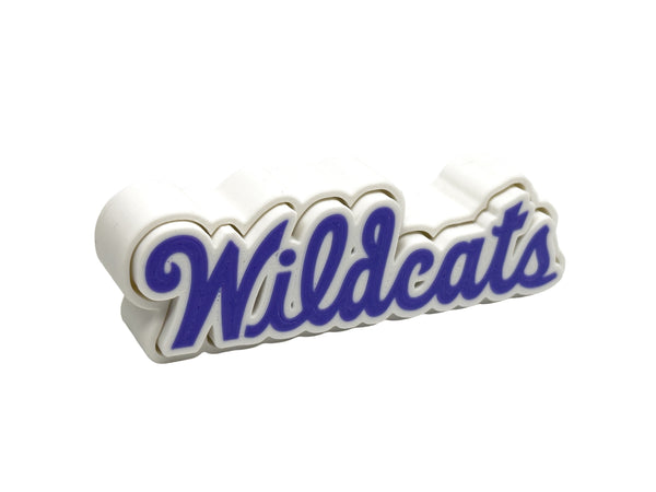 Kansas State University Wildcats Script Clicker | Wildcats Fidget Clicker | 3D Printed Desk Fidget Toy | Silent Stress Relief Clicker | Pocket Fidget | Gift for Wildcats Fans | ADHD Fidget