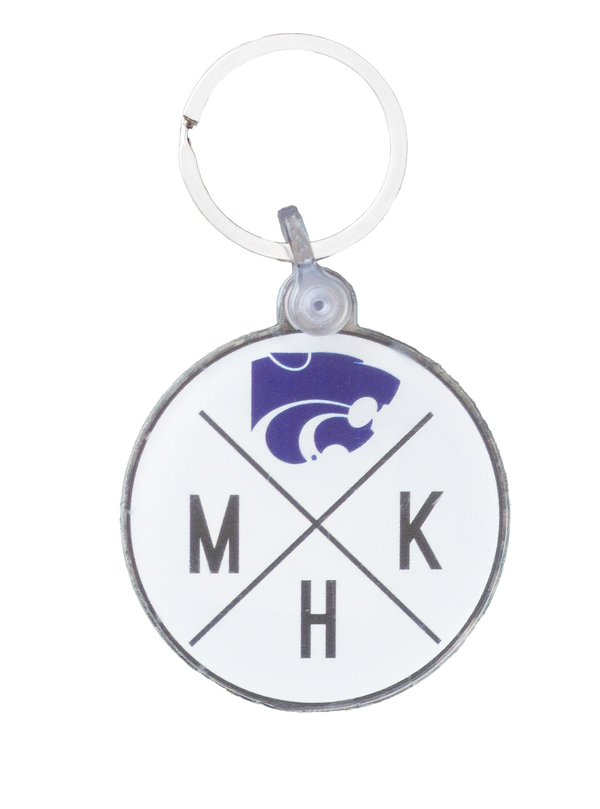 Manhattan Kansas (MHK) Powercat Keychain