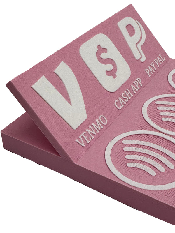 QR Code Sign, Payment Sign, NFC Payment Stand, Tap to Pay Sign, Bar Menu Display, 3D Printed Payment, Tabletop Payment Scan