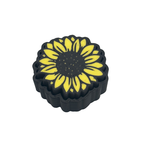 Kansas Sunflower | Clicker Fidget Clicker Keychain | Custom Color | Clicker with Sound | Toy for Kids and Adults