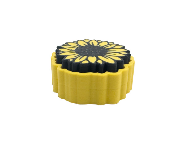 Kansas Sunflower | Clicker Fidget Clicker Keychain | Custom Color | Clicker with Sound | Toy for Kids and Adults
