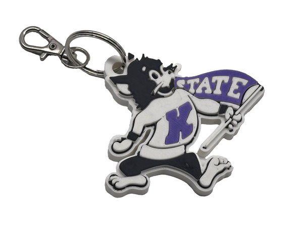 Kansas State University Old Wilie Keychain