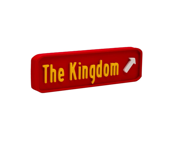 The Kingdom Highway Sign Fridge Magnet