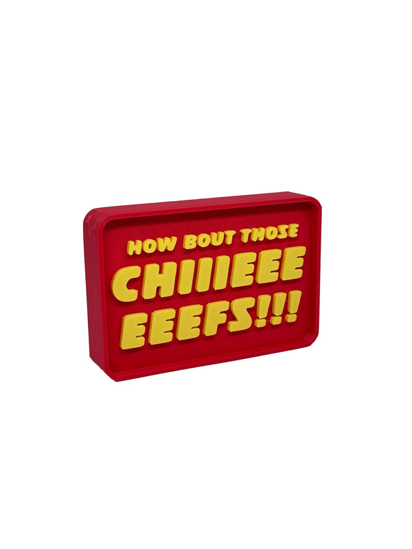 Kansas City Chiefs &quot;How about&quot; Block Sign