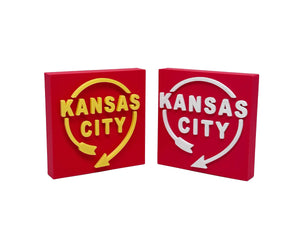 Kansas City Western Auto Block Sign