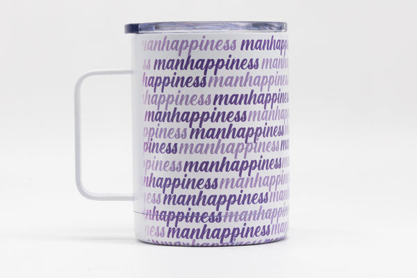 Manhappiness Repeat Stainless Steel Coffee Mug
