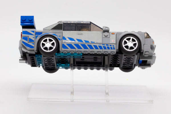 2 Fast 2 Furious Nissan Skyline GT-R (R34) Lego 76917 Stand (Set not Included)