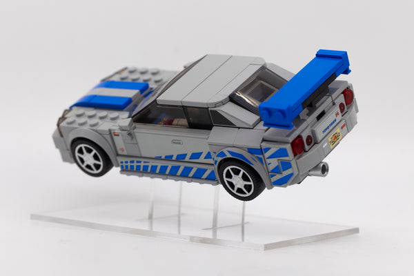 2 Fast 2 Furious Nissan Skyline GT-R (R34) Lego 76917 Stand (Set not Included)
