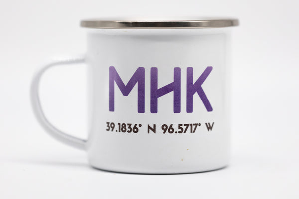MHK Coordinates Enamel Mug