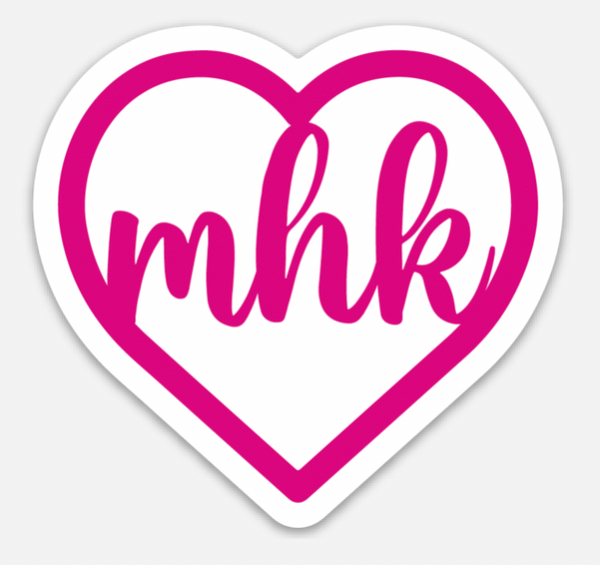 MHK Heart Sticker